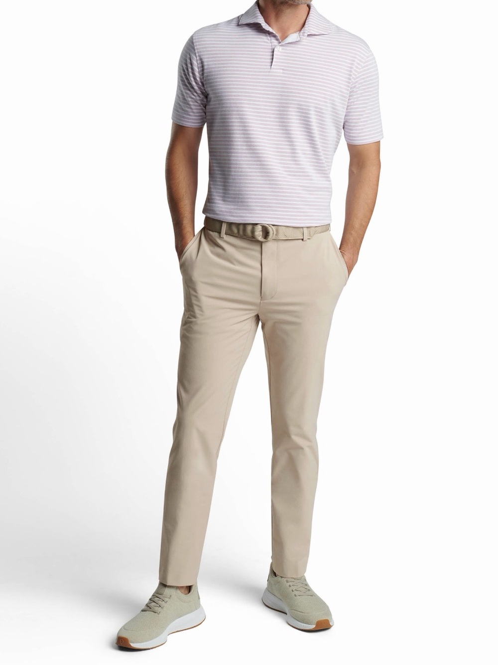 Peter Millar Crown Crafted Performance Trousers Khaki 38x34